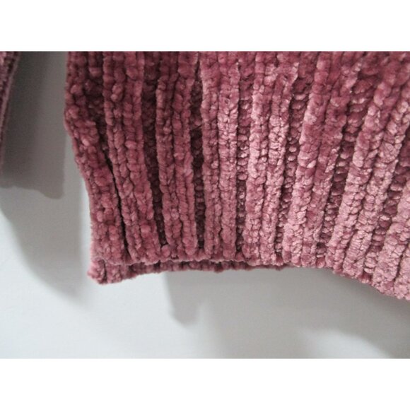 Orvis Chenille Tunic Style Sweater New With Tags Ladies XL Mauve Rib Knit Cuffs, - Picture 6 of 16
